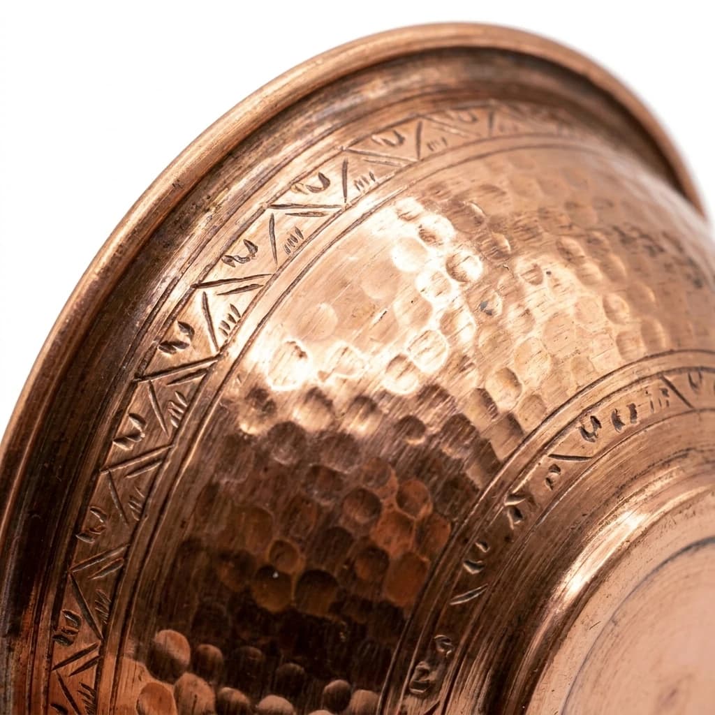 El Yapımı Büyük Bakır Şekerlik - 2