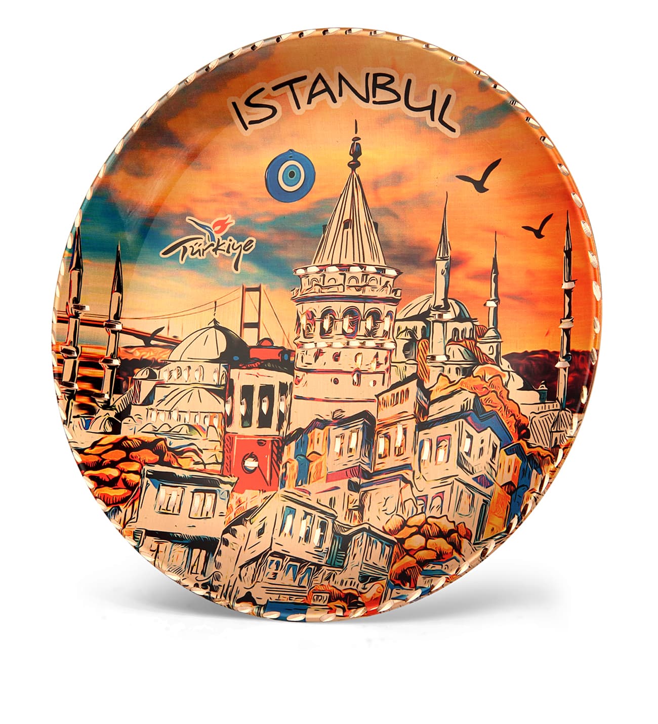 İstanbul'un Kalbi Bakır Tabak - 3
